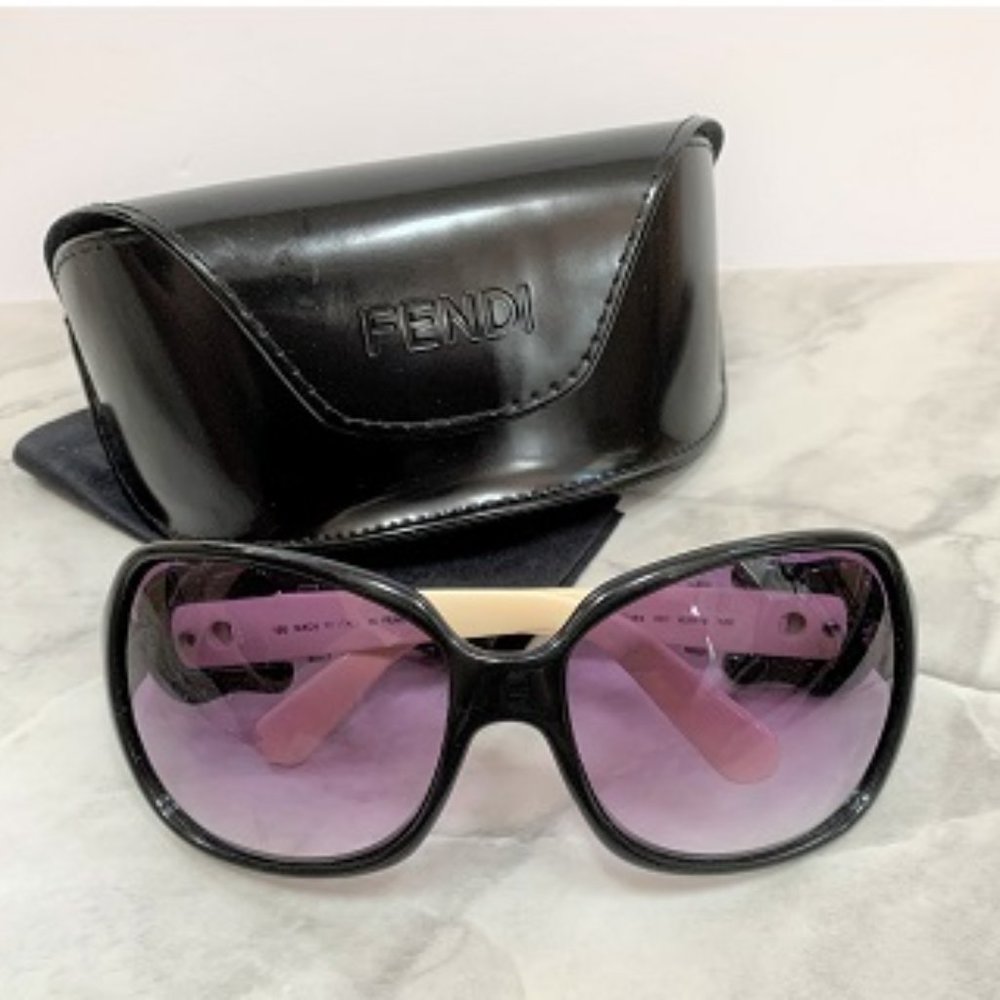 Fendi sunglasses with dust cloth and case